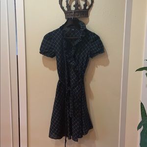 Cotton wrap dress